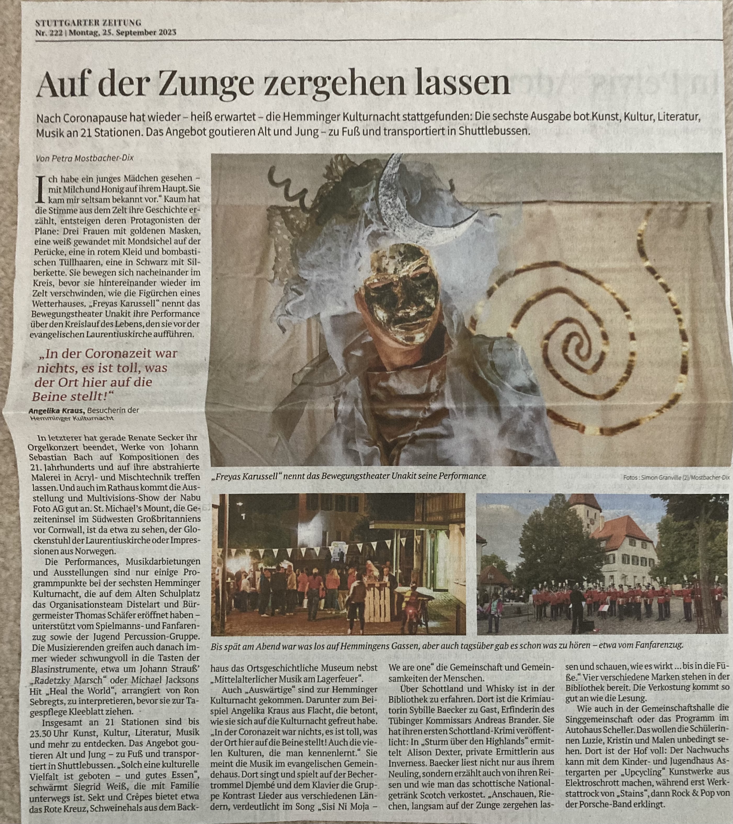 Zeitungsartikel