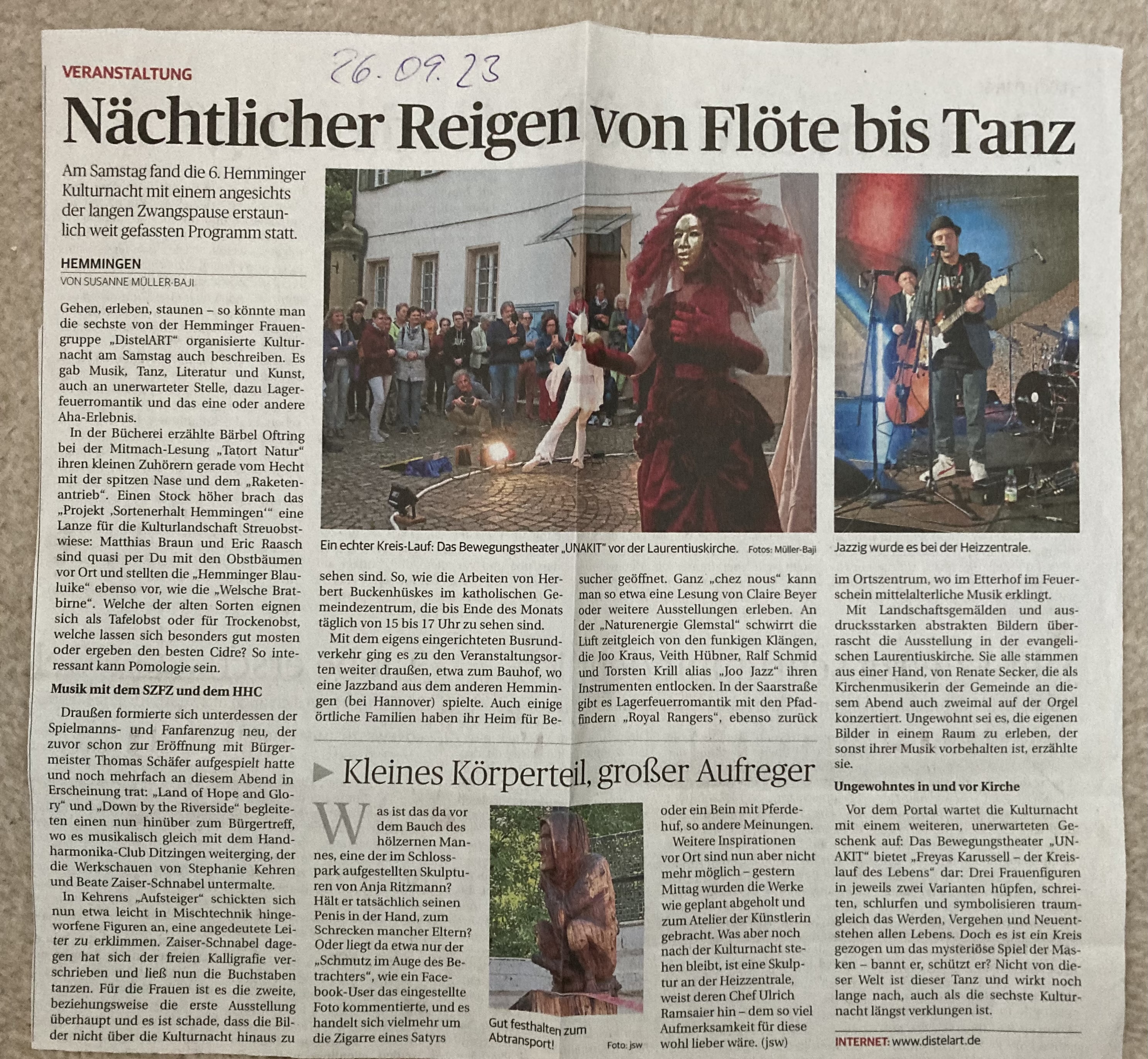 Zeitungsartikel